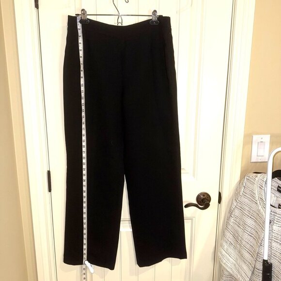 Le Suit lined pants black dress trousers office formal Women's Size 10 - Picture 4 of 6